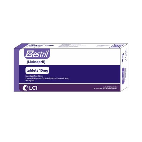 LCI Pharmaceuticals Zestril Tablet, 10mg, 14-Pack