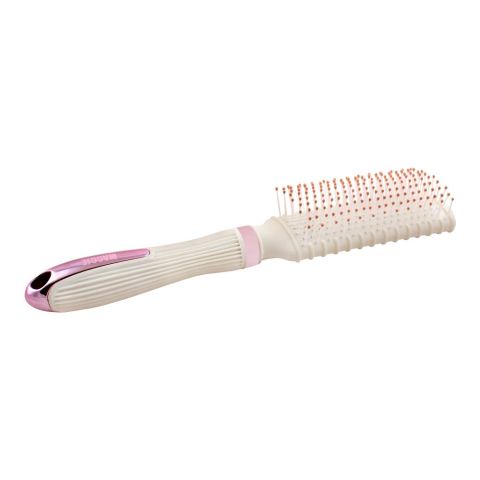 Maggie Hair Brush, White, Rectangle Shape, MG-43