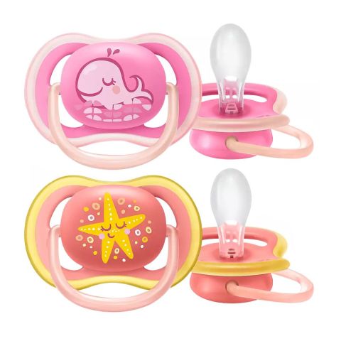 Avent Ultra Air Soothers, 2-Pack, 6-18m, SCF085/04