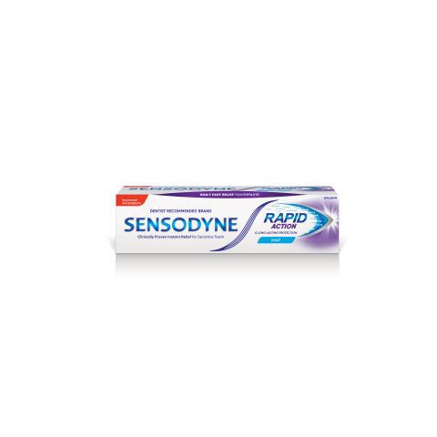 Sensodyne Rapid Action & Long Lasting Protection Mint Toothpaste, 70g