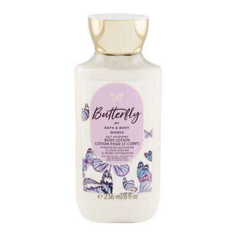 Bath & Body Works Butterfly Daily Nourishing Body Lotion, 24H Moisture, 236ml