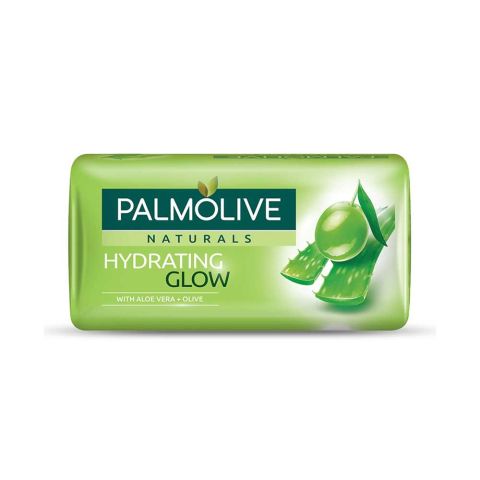 Palmolive Naturals Hydrating Glow Soap, Aloe Vera + Olive, 130g