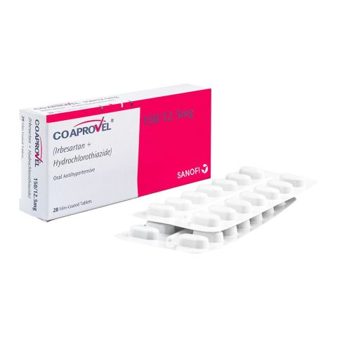 Co-Aprovel Tablet, 150mg/12.5mg, 28-Pack