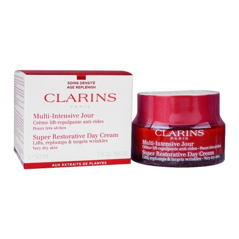 Clarins Paris Super Restorative Day Cream, Very Dry Skin, 50ml