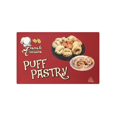 French Cuisine Puff Pastry, Frozen, 500g