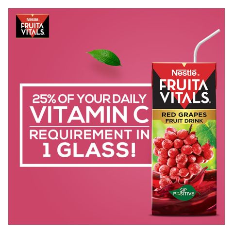 Nestle Fruita Vitals Red Grapes Fruit Drink 200ml
