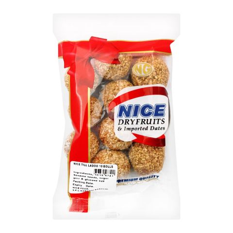 Nice Till Kai Laddu (Sesame Balls), 10-Pack
