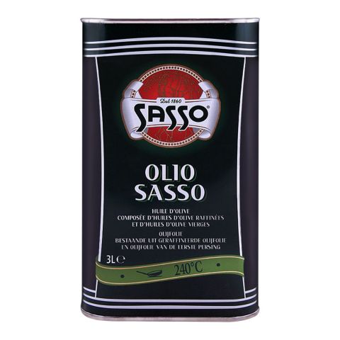 Sasso Olive Oil 3000ml Tin
