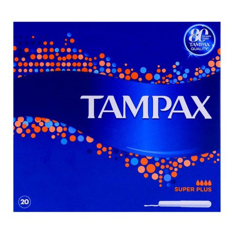 Tampax Super Plus Tampons 20-Pack