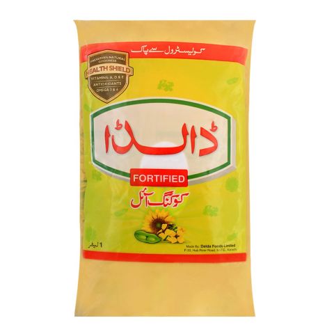 Dalda Fortified Cooking Oil Pouch, 1 Litre