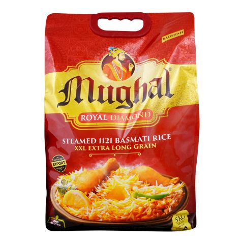 Mughal Royal Diamond Steamed 1121 Basmati Rice, 5kg