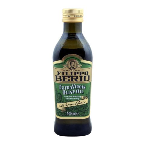 Filippo Berio Extra Virgin Olive Oil, For Salad Dressing and Flavouring, 500ml