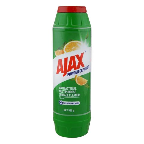 Ajax Powder Cleanser, Anti-Bacterial Multipurpose Surface Cleaner, 500g