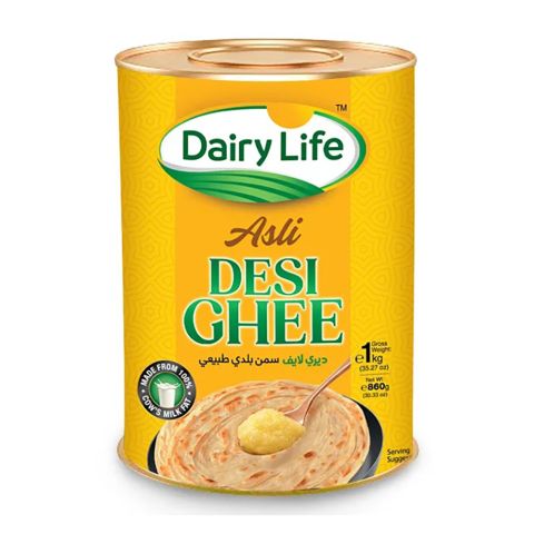 Dairy Life Pure Desi Ghee Tin, 1000g