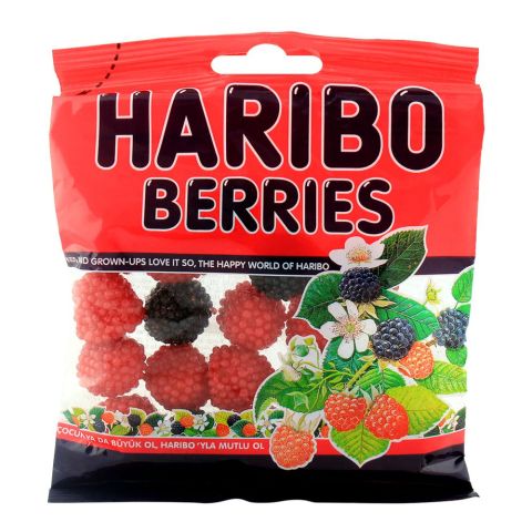 Haribo Berries Jelly Pouch 80g