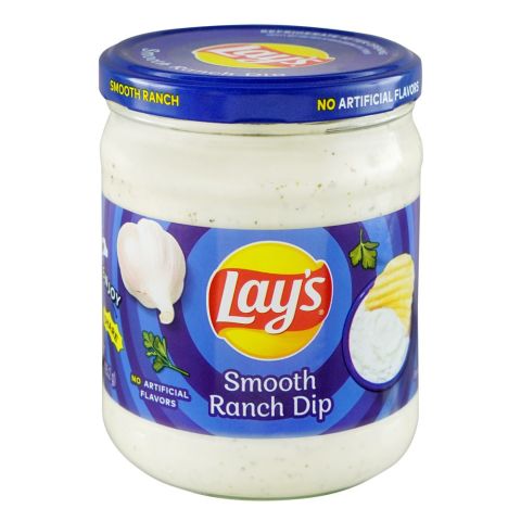 Lay's Smooth Ranch Dip Sauce Jar, 425.2g