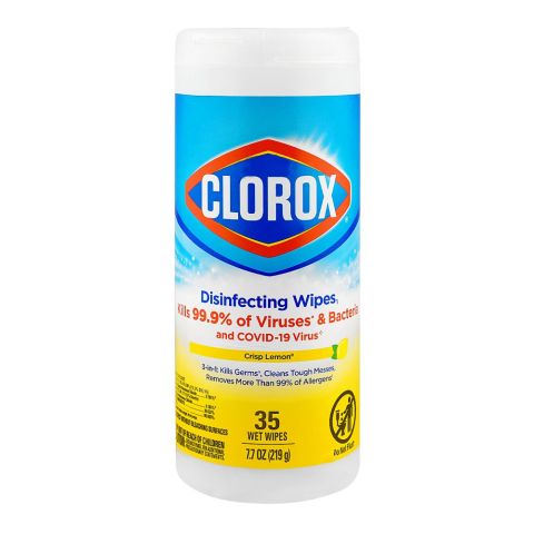 Clorox Disinfecting Wipes, Bleach Free Cleaning Wipes, Fresh Scent, 35-Pack