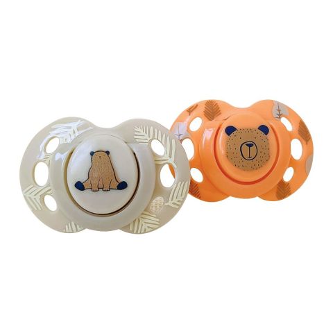 Tommee Tippee Fun Friends Orthodontic Soother, BPA Free, For 6-18 Months, 2-Pack, 433358