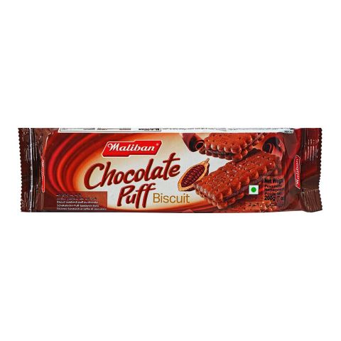 Maliban Chocolate Puff Biscuit, Biscuit Sandwich, 200g