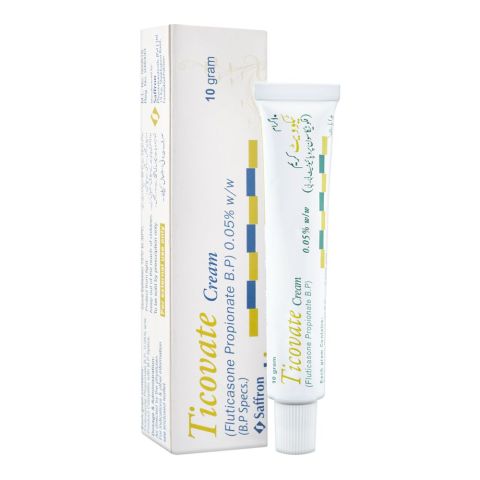 Saffron Pharmaceuticals Ticovate Cream, 10g