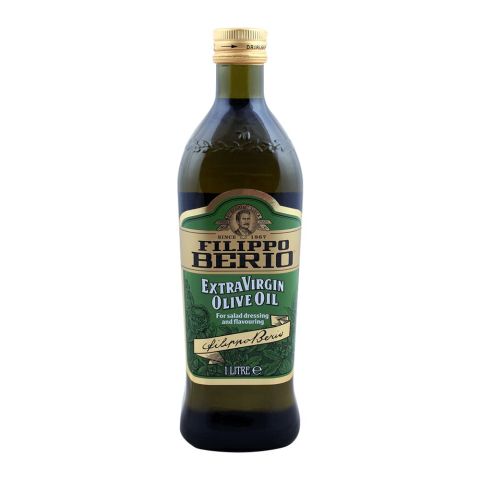 Filippo Berio Extra Virgin Olive Oil, For Salad Dressing and Flavouring, 1 Liter