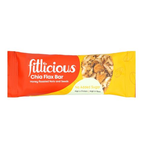 Fitlicious Chia Flax Nut Granola Bar, 1-Piece