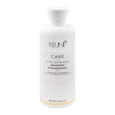 Keune Care Vital Nutrition Shampoo, Dry/Damaged Hair, 300ml