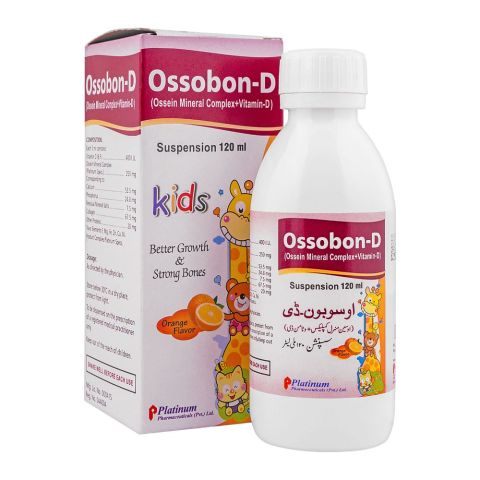 Platinum Pharmaceuticals Ossobon-D Suspension, 120ml
