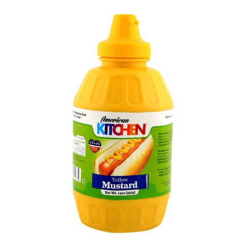 American Kitchen Yellow Mustard 14Oz 397gm