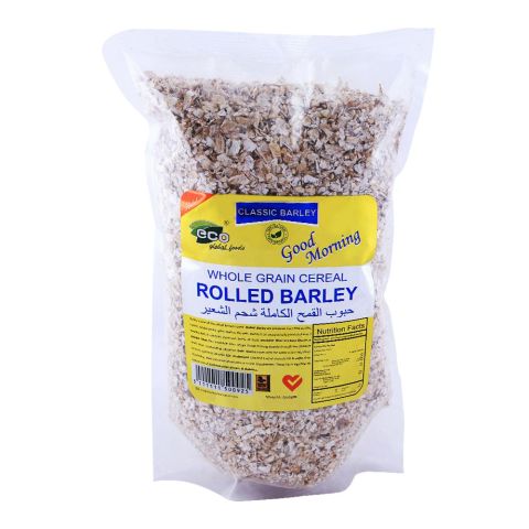 Eco Global Foods Whole Grain Cereal Rolled Barley, 500g