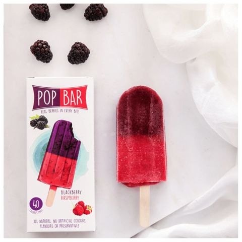 Wholesome Foods Pop Bar Blackberry Raspberry Ice Cream, 80g