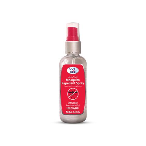 Cool & Cool 30% DEET Mosquito Repellent Spray, Protection Against Dengue & Malaria, 85ml