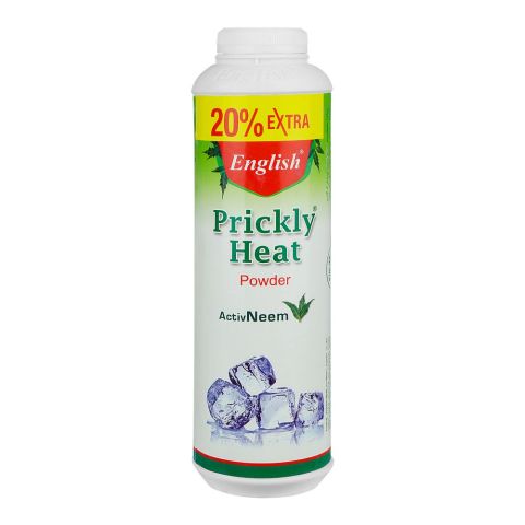 English Prickly Heat Active Neem Powder, 220g