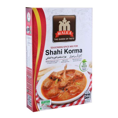 Malka Shahi Korma Masala, Gluten Free, 50g