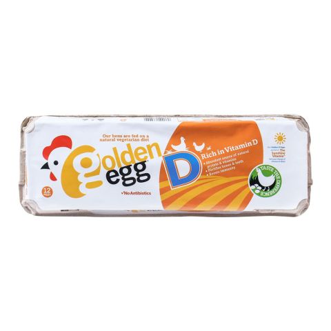 Golden Egg Rich in Vitamin-D Eggs, 12-Pack