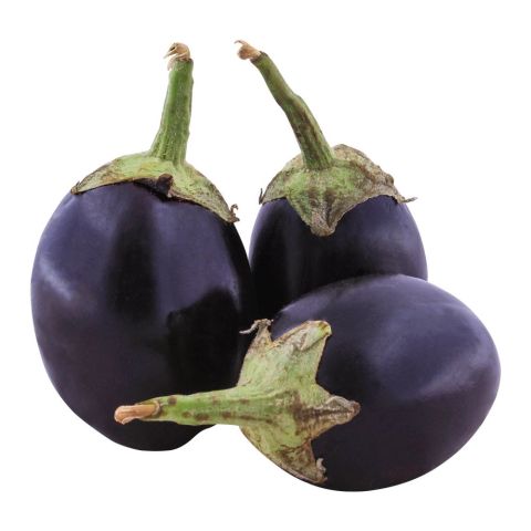 Round Brinjal (Baingan) Local 500g