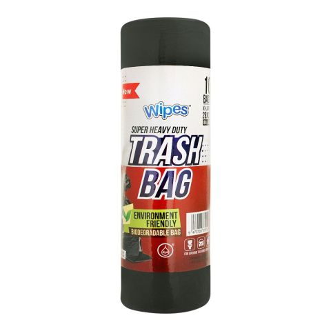 Wipes Trash Bags, Extra Large, 28x37 Inches, 10-Pack