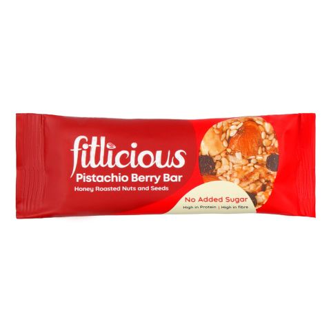 Fitlicious Pistachio Berry Nut Granola Bar, 1-Piece