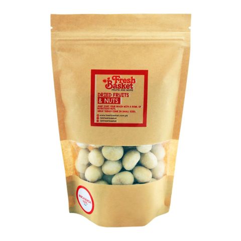 Fresh Basket Plain Macadamia Nuts (Chabi Wala Akhrot), 250g