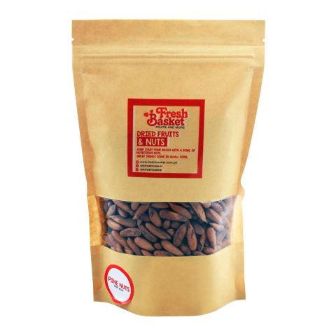 Fresh Basket Pine Nuts (Chilgoza) With Shell, 250g