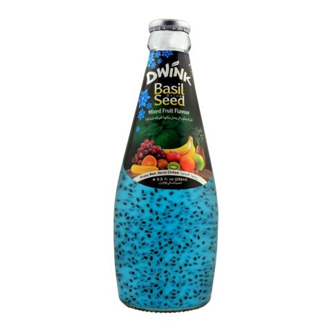 Dwink Basil Seed Drink Mixed Fruit Flavor, 290ml