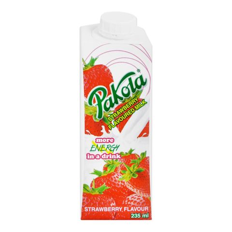 Pakola Strawberry Flavored Milk, 235ml