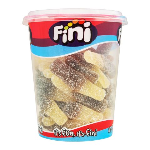 Fini Sour Cola Bottles Cup Jelly, 200g