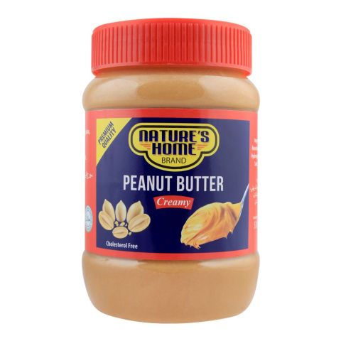 Nature's Home Peanut Butter, Creamy, 510g