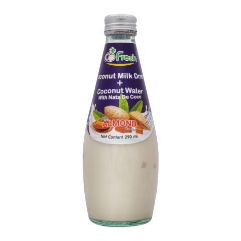 CoFresh Coconut Milk Drink, Almond, Bottle, 290ml