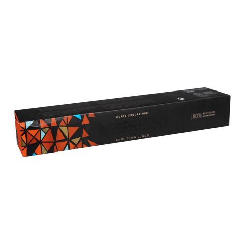 Nespresso World Explorations Cape Town Lungo, Potent & Roasted Coffee Capsules, 55g
