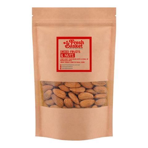 Fresh Basket Almonds (Badam), American Big, 500g