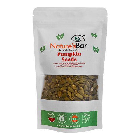 Nature's Bar Pumpkin Seeds, Seeds for Eating, Raw Pumpkin Seed, Diet Food, 150g