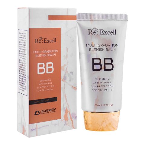 Re : Excell BB Whitening & Anti-Wrinkle Multi Gradation Blemish Balm, 50ml
