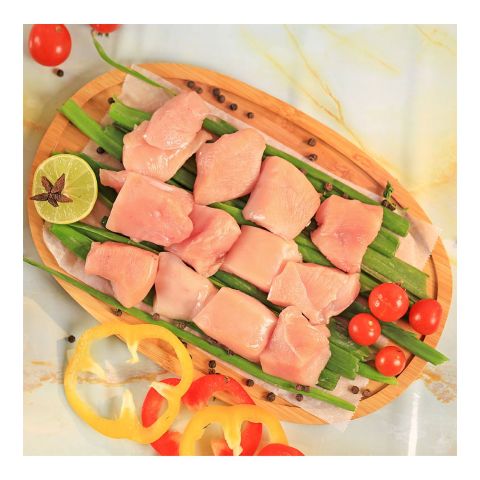 Meat Expert Chicken Boneless Breast Cubes, Premium Cut, Fresh & Tender, 1000g Pack